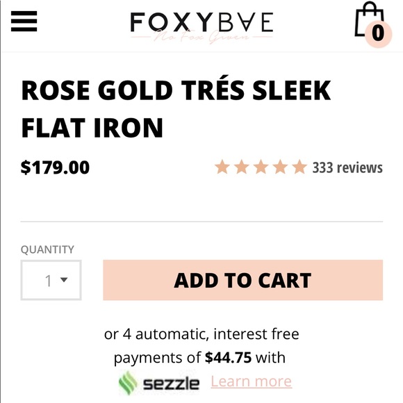 FOXYBAE ✨LIKE 🆕 NO BOX✨ ROSE GOLD TRÉS SLEEK FLAT IRON ✈️FREE SHIPPING✈️ - Picture 6 of 6